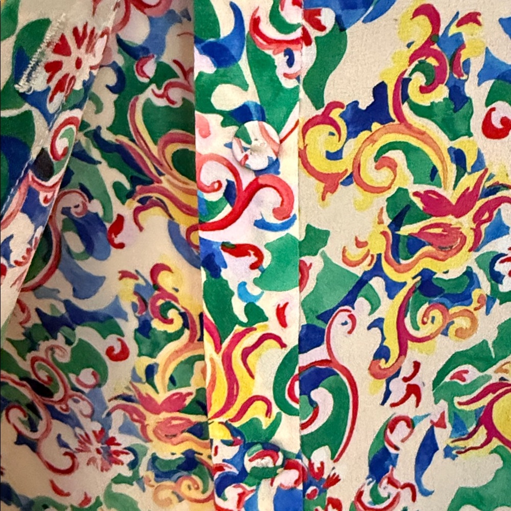 SALONI Multicolor Silk Blouse - Picture 4 of 7
